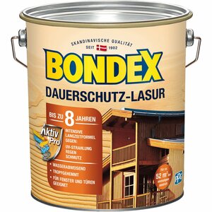 Bondex Dauerschutz-Lasur Nussbaum 4 l