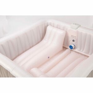 JUNG Whirlpool Netspa Infinite Whirlpool aufblasbar eckig, 2 Personen, mit Liegen, (aufblasbarer Pool mit Pumpe, Spa Pool, Selbstaufblasend, Bubble Wellness), SPA Selbstaufblasend 198x198cm, 2 P