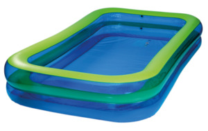 Planschbecken 'Family Pool' blau/grün 305 x 183 x 50 cm