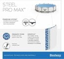 Bild 3 von BESTWAY Framepool Bestway Steel Pro MAX™ Pool Set Ø366x100cm Frame Pool 56418