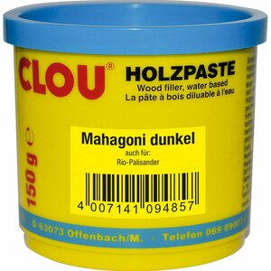 Clou Holzpaste wasserverdünnbar Mahagoni Dunkel 150 g