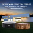 Bild 4 von Arebos Whirlpool Aufblasbar, In- & Outdoor, 190x120 cm oval, 2 Personen, (Komplett-Set, Set)