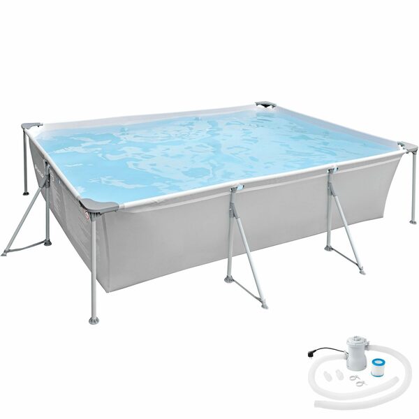 Bild 1 von tectake Framepool Swimming Pool rechteckig mit Filterpumpe 300 x 207 (Montageanleitung, Filter, Schwimmbecken), Filterkartusche