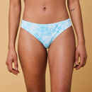 Bild 1 von Bikini-Hose Damen hoher Beinausschnitt blau