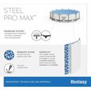 Bild 4 von BESTWAY Framepool Bestway Steel Pro MAX Frame Pool Komplettset 366 x (Komplett-Set), Sicherheitsleiter