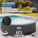 Bild 2 von mSpa Whirlpool Whirlpool aufblasbar Urban Vito U-VT061 für 6 Personen, (Outdoor - Indoor Luxus Garten Pool - inkl. Wärmeschutzabdeckung - UV-C Filter - 6-Schicht-PVC - 40 ° C Schnellheizsyste