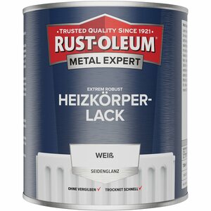 Rust-Oleum Metal Expert Heizkörperlack Seidenglanz Weiß 750 ml