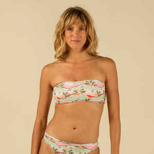 Bikini-Oberteil Bandeau mit herausnehmbaren Formschalen Laura Pad Salty