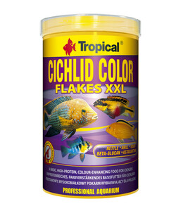 Tropical® Fischfutter Cichlid Color Flakes XXL