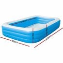 Bild 4 von Amorxia Framepool Family Pool, Aufblasbares Kinder-Planschbecken 305 x 183 x 56 cm