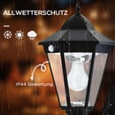 Bild 4 von Outsunny Wandleuchte Wandlampe Terrassenleuchte Gartenlampe mit Lichtsteuerung Solarbetrieben Pavill