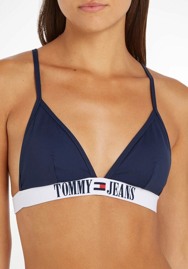 Bild 1 von Tommy Hilfiger Swimwear Triangel-Bikini-Top TH TRIANGLE RP, mit Tommy Hilfiger-Branding