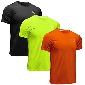 MEETWEE Sportshirt Herren, Laufshirt Kurzarm Mesh Funktionsshirt Atmungsaktiv Kurzarmshirt Sports Shirt Trainingsshirt für Männer