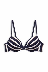 Esprit Triangel-Bikini-Top Bikini-Top mit wattierten Bügel-Cups und Streifen