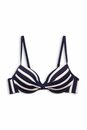 Bild 1 von Esprit Triangel-Bikini-Top Bikini-Top mit wattierten Bügel-Cups und Streifen