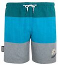 Bild 3 von GUGGEN Mountain Badehose GUGGEN Mountain Badehose Herren Beachshort Schnelltrocknende mit Kordelzug gestreiftes Muster Badehose 1604