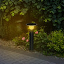 Bild 2 von Outsunny Solarlampen für Außen Gartenleuchte mit Solarpaneel Ø23,5 x 60 cm Schwarz LED Solarbetriebe