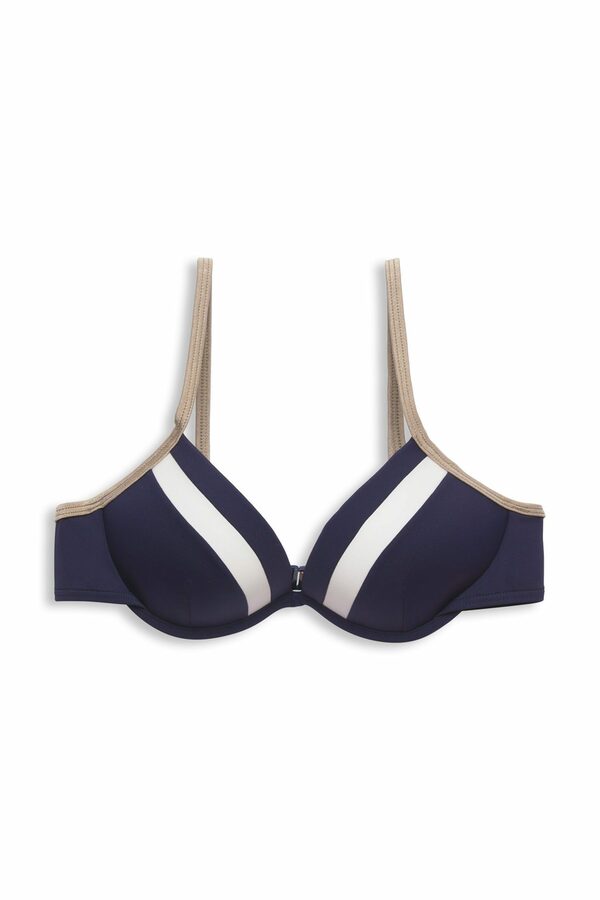 Bild 1 von Esprit Bustier-Bikini Dreifarbiges, wattiertes Bikinioberteil mit Bügeln