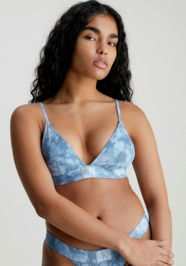 Bild 1 von Calvin Klein Swimwear Triangel-Bikini-Top FIXED TRIANGLE-RP-PRINT, mit Calvin Klein Markenlabel