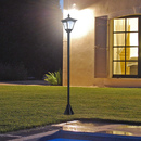 Bild 3 von Outsunny Solar  Gartenlaterne mit LED 10 Lumen Schwarz 15 x 15 x 120cm