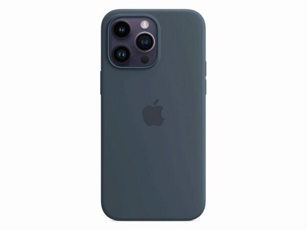 Bild 1 von Apple iPhone Silikon Case mit MagSafe, für iPhone 14 Pro Max, sturmblau