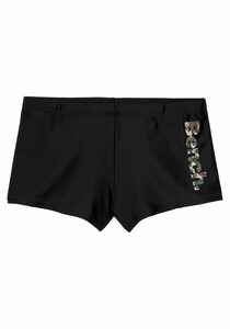 Bench. Boxer-Badehose mit coolem Logo in Tarnfarben-Optik