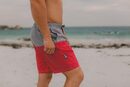 Bild 4 von GUGGEN Mountain Badehose Badehose Herren Beachshorts Strandhose Boardshorts Schnelltrocknende Schnelltrocknende Badeshorts mit Kordelzug gestreiftes Muster