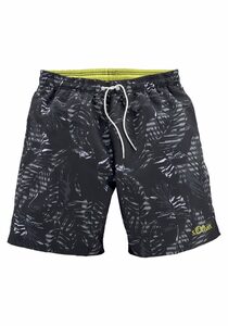 s.Oliver Badeshorts Blade mit trendigem Palmenprint