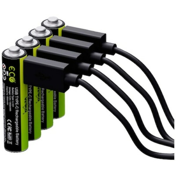 Bild 1 von Verico Loop Energy 4-Pack Mignon AA Li-Ion USB-C 1700 mAh