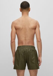 HUGO Badeshorts mit Label All-Over Print