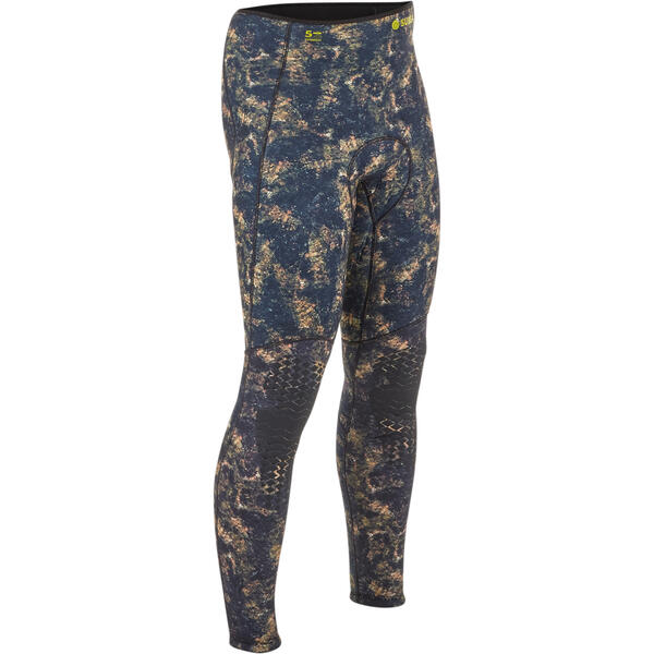 Bild 1 von Neoprenhose Freediving SPF 500 Glattneopren 5 mm camouflage khaki