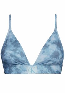 Calvin Klein Swimwear Triangel-Bikini-Top FIXED TRIANGLE-RP-PRINT, mit Calvin Klein Markenlabel