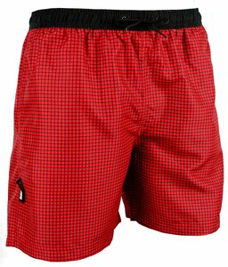 GUGGEN Mountain Badeshorts Badehose Herren Schnelltrocknende Badeshorts Männer mit Kordelzug kariertes Muster Badehose Style6