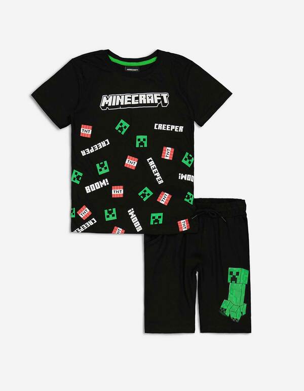 Bild 1 von Kinder Set aus T-Shirt und Shorts - Minecraft