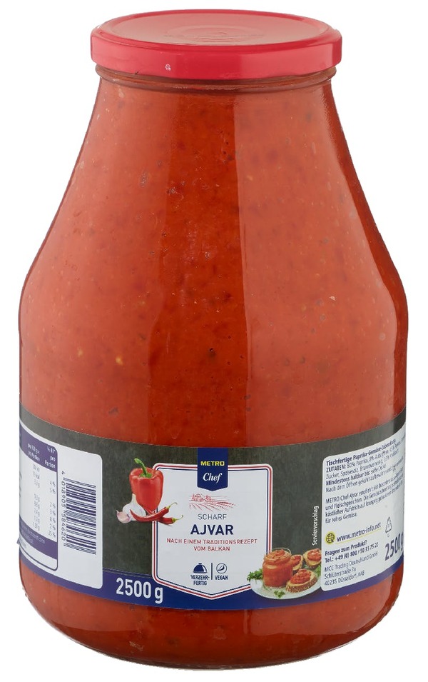 Bild 1 von METRO Chef Ajvar Scharf (2,5 kg)