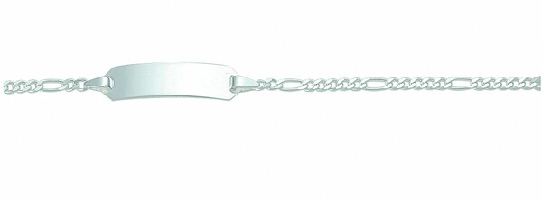 Bild 1 von Adelia´s Silberarmband "Damen Silberschmuck 925 Silber Figaro Armband 14 cm", 925 Sterling Silber Figarokette Silberschmuck für Damen
