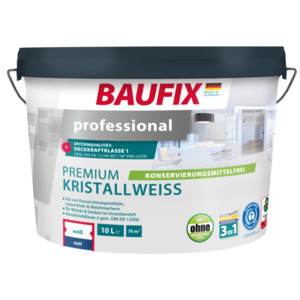 BAUFIX professional Premium Kristallweiß konservierungsmittelfrei