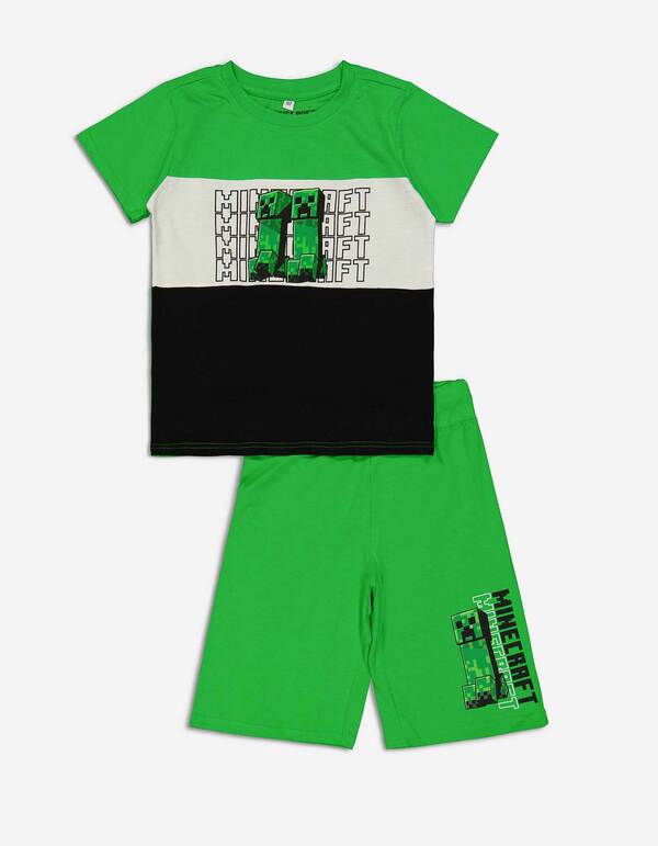 Bild 1 von Kinder Set aus T-Shirt und Shorts - Minecraft