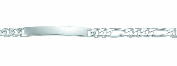 Bild 1 von Adelia´s Silberarmband "Damen Silberschmuck 925 Silber Figaro Armband 21 cm", 925 Sterling Silber Figarokette Silberschmuck für Damen