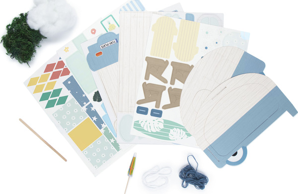 Bild 2 von IDEENWELT 3D-Bastelset Camper