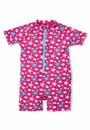 Bild 1 von Sterntaler® Badeanzug Schwimmanzug Seesterne Kinderbadeanzug - Schwimmanzug in Magenta mit Muscheln und Seesternen - Baby Badebekleidung Kurzarm mit UV-Schutz 50+ Badeoverall Baby Mädchen mit