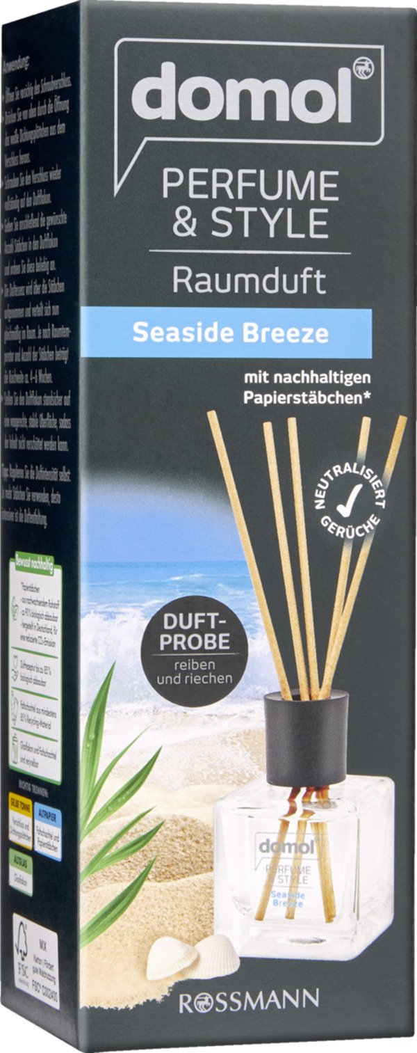 Bild 2 von domol Perfume & Style Domol Perfume & Style Raumduft Seaside Breeze, 50 ml