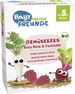 erdbär Freche Freunde Bio Gemüsekeks Rote Bete & Pastinake 100g