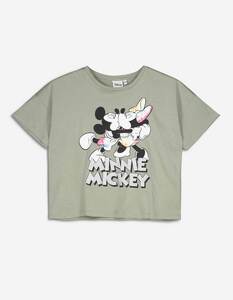 Kinder Cropped Shirt - Disney-Print