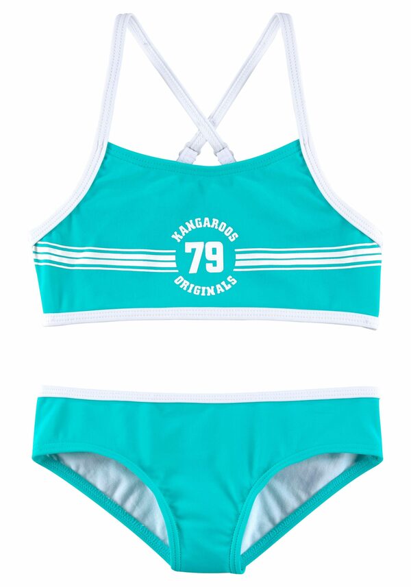 Bild 1 von KangaROOS Bustier-Bikini Sporty mit sportlichem Frontdruck