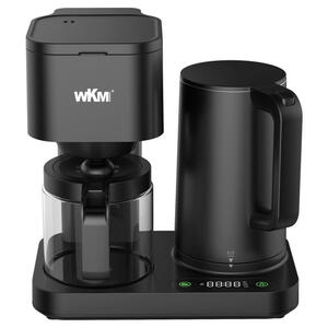WKM 2 in 1 Kaffeemaschine und Wasserkocher KWK-1600 schwarz