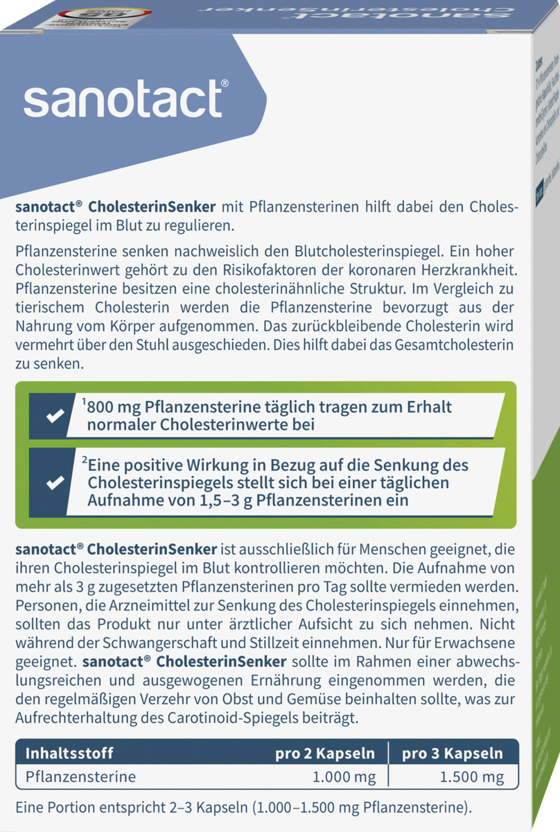 Bild 4 von sanotact® Cholesterin Senker