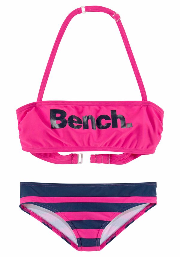 Bild 1 von Bench. Bandeau-Bikini mit großem Logoprint