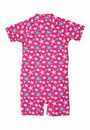 Bild 2 von Sterntaler® Badeanzug Schwimmanzug Seesterne Kinderbadeanzug - Schwimmanzug in Magenta mit Muscheln und Seesternen - Baby Badebekleidung Kurzarm mit UV-Schutz 50+ Badeoverall Baby Mädchen mit