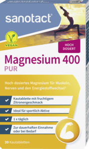 sanotact® Magnesium 400 Kautabletten